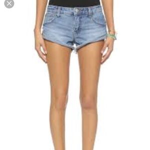 Free people denim shorts